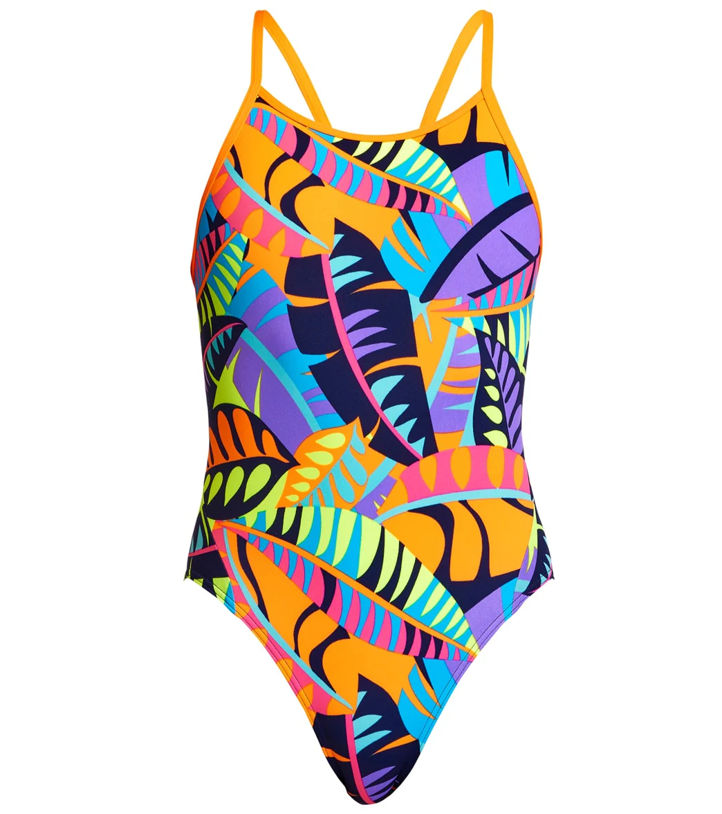 Funkita Girls' Tarzanny Pants Diamond Back One Piece Swimsuit - Image 4