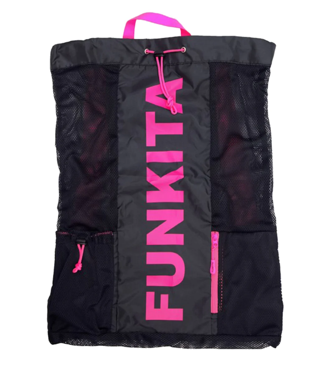 Funkita Pink Shadow Gear Mesh Bag - Image 4