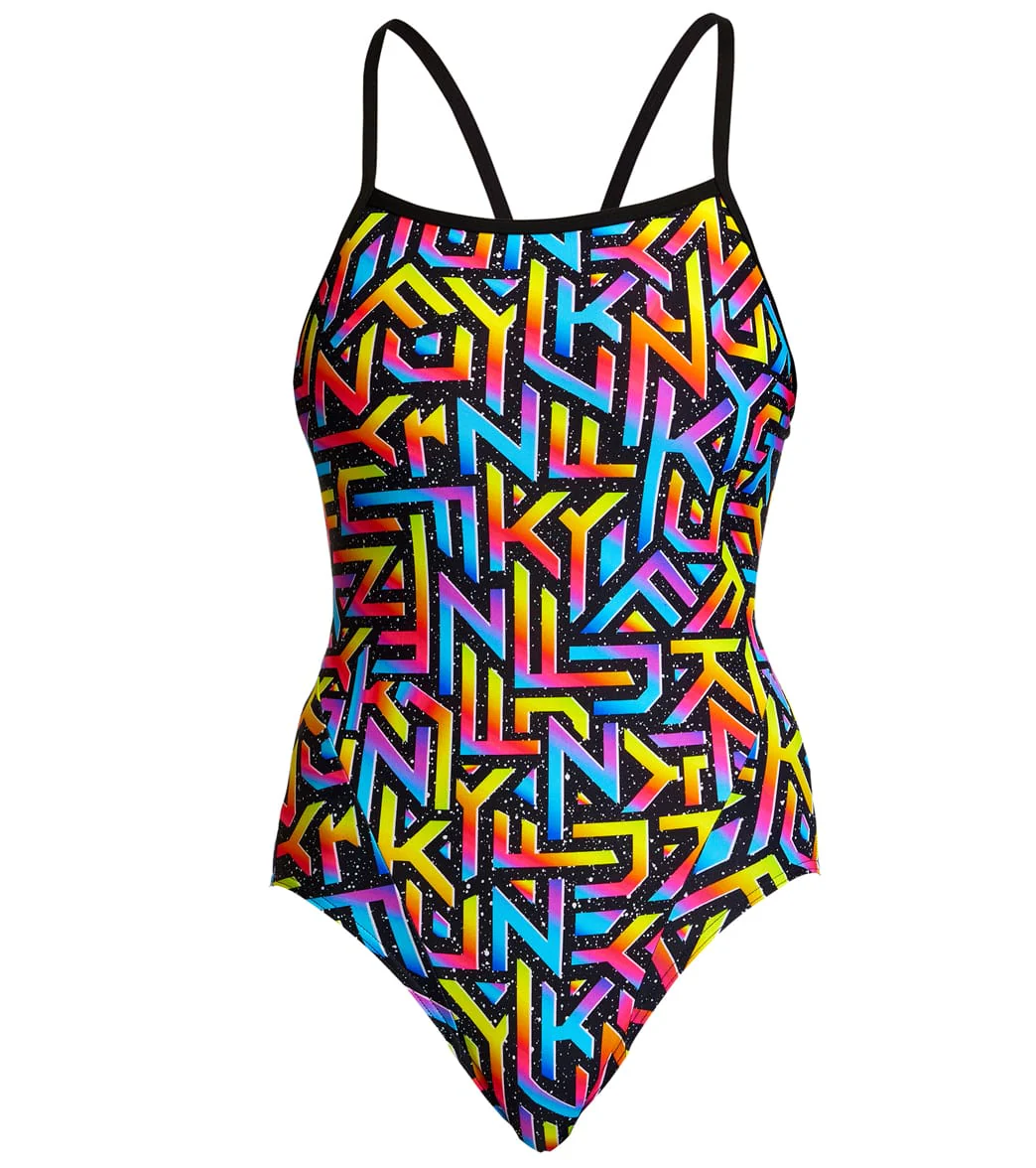 Funkita Women's Brand Galaxy Single Strap One Piece Swimsuit - Image 5