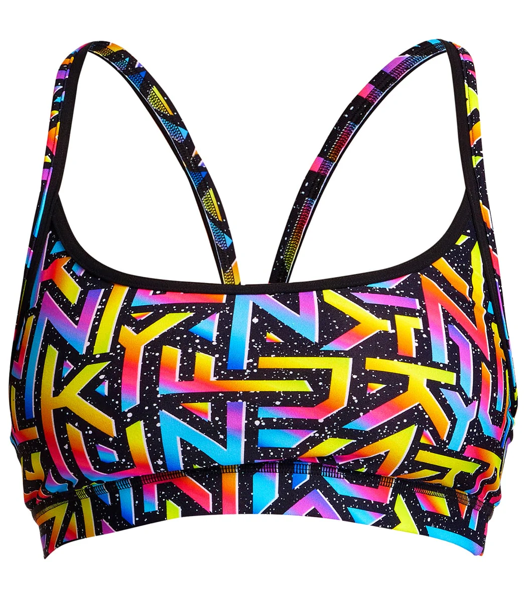 Funkita Women's Brand Galaxy Sports Bikini Top - Image 4