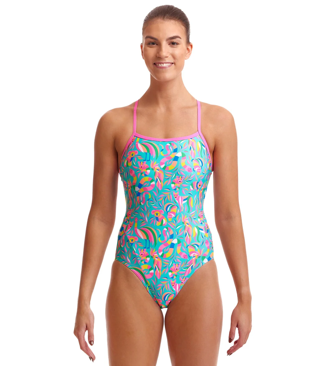 Funkita Women's Bush Babies Eco Single Strap One Piece Swimsuit - Image 7