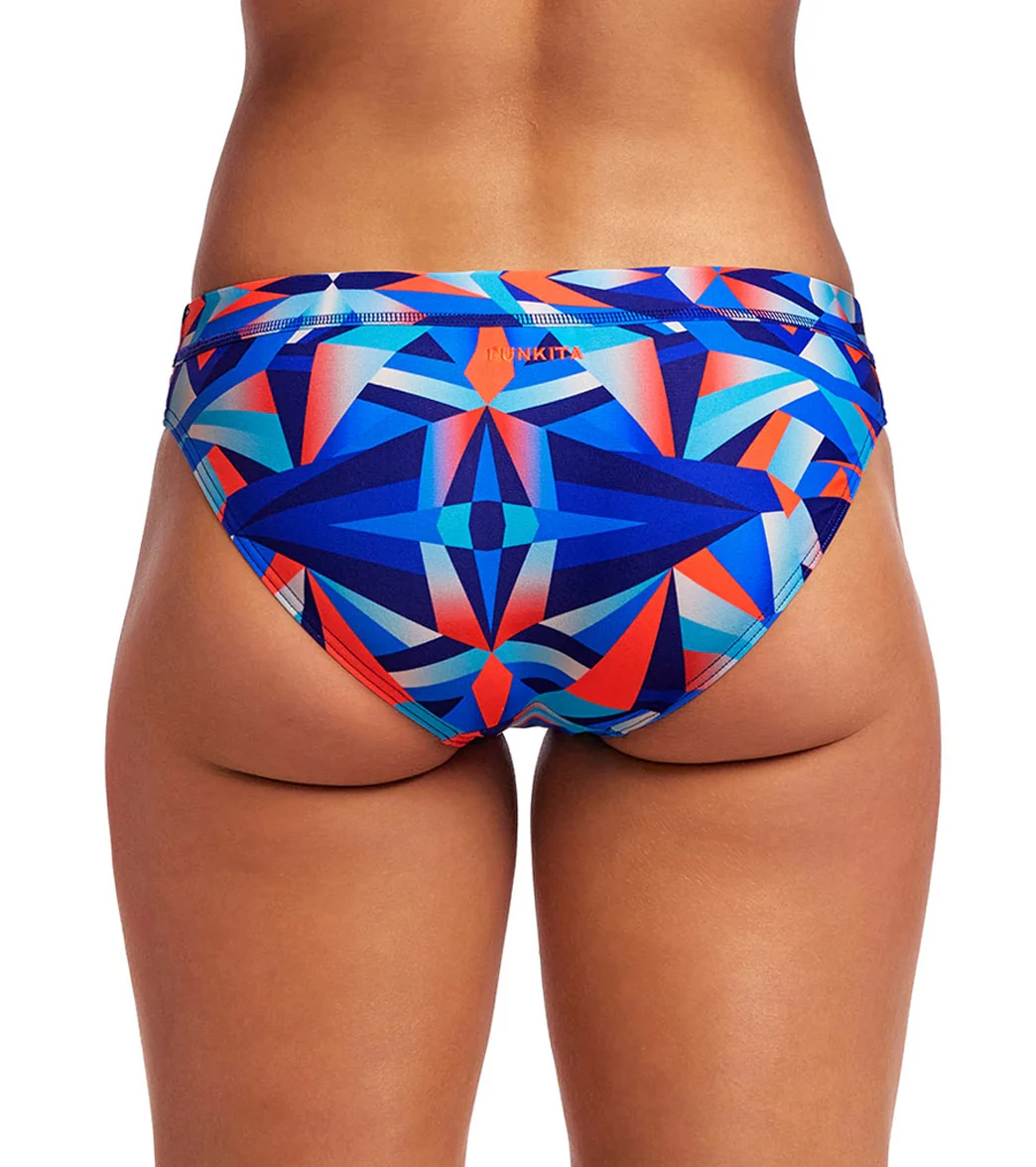 Funkita Women's Mad Mirror Sports Brief Swimsuit Bottom - Image 3