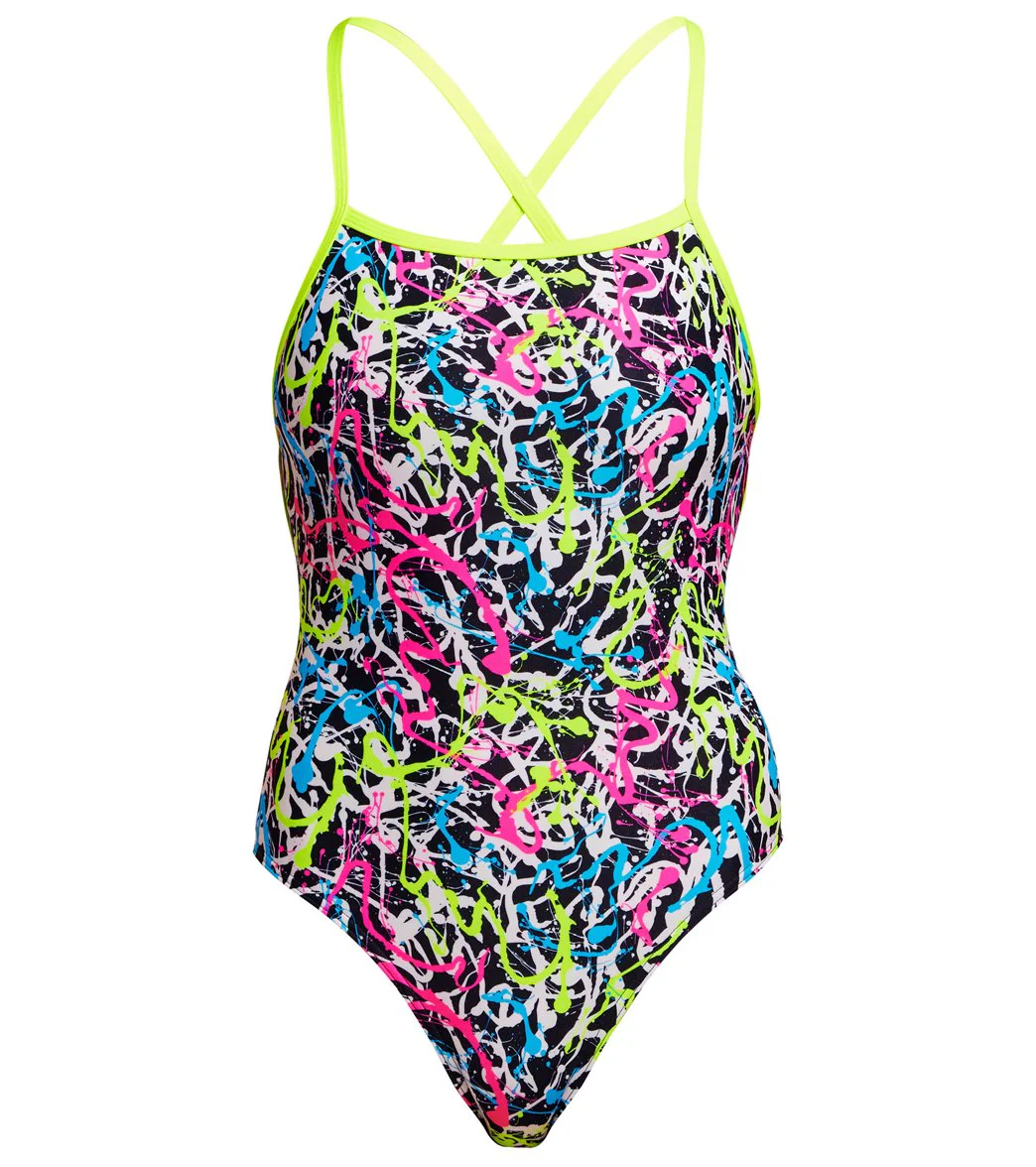Funkita Women's Messed Up Strapped In One Piece Swimsuit - Image 4