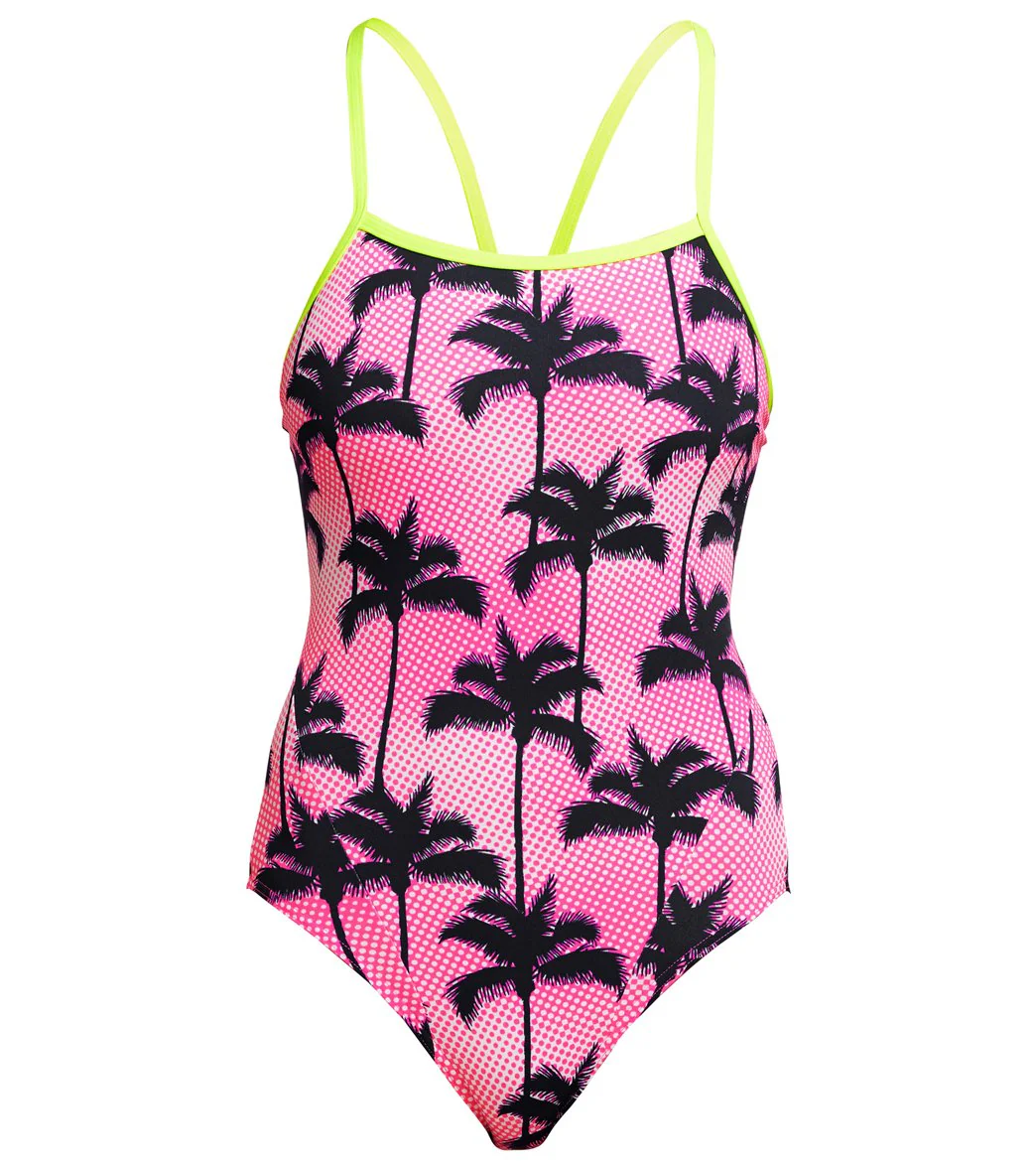 Funkita Women's Pop Palms Single Strap One Piece Swimsuit - Image 5