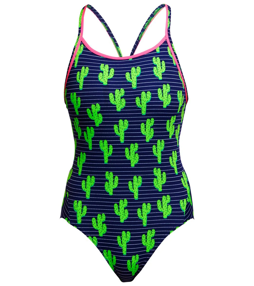 Funkita Women's Prickly Pete Diamond Back One Piece Swimsuit - Image 4