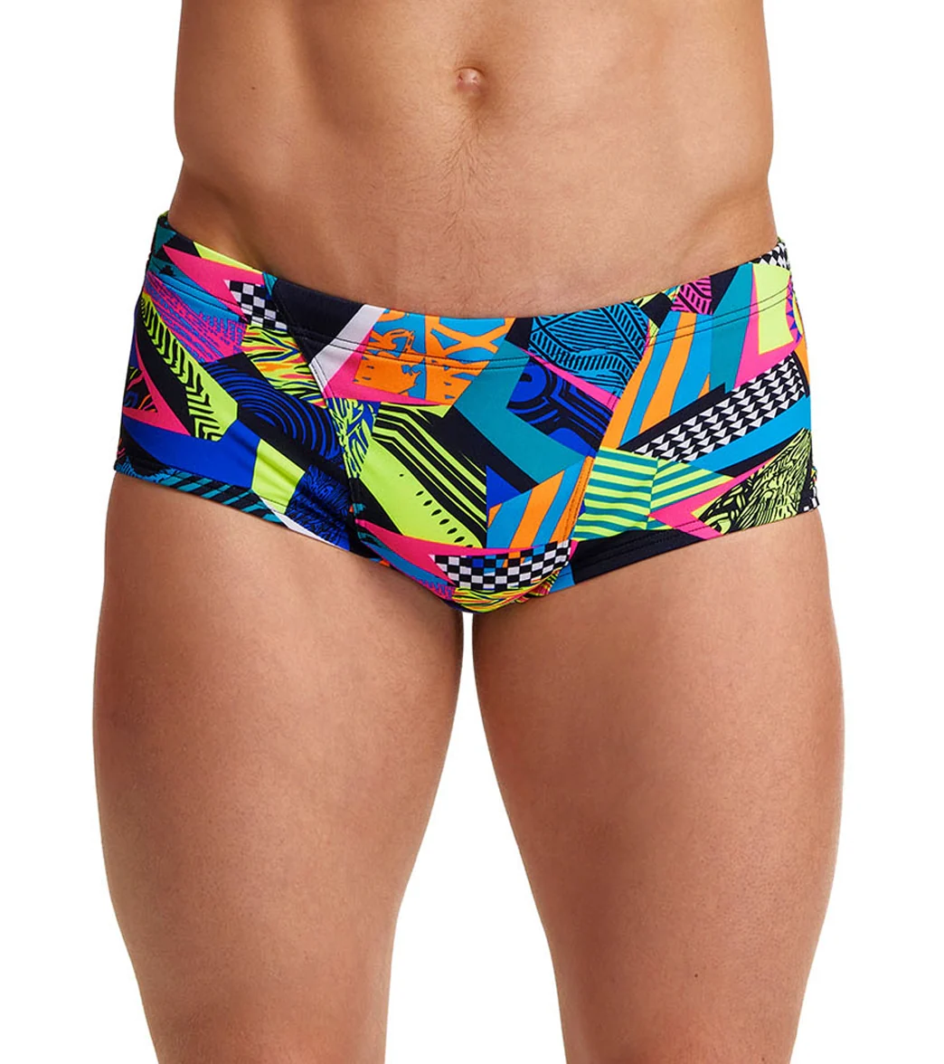 Funky Trunks Men's Bel Air Beats Classic Trunk Square Leg Swimsuit - Image 8