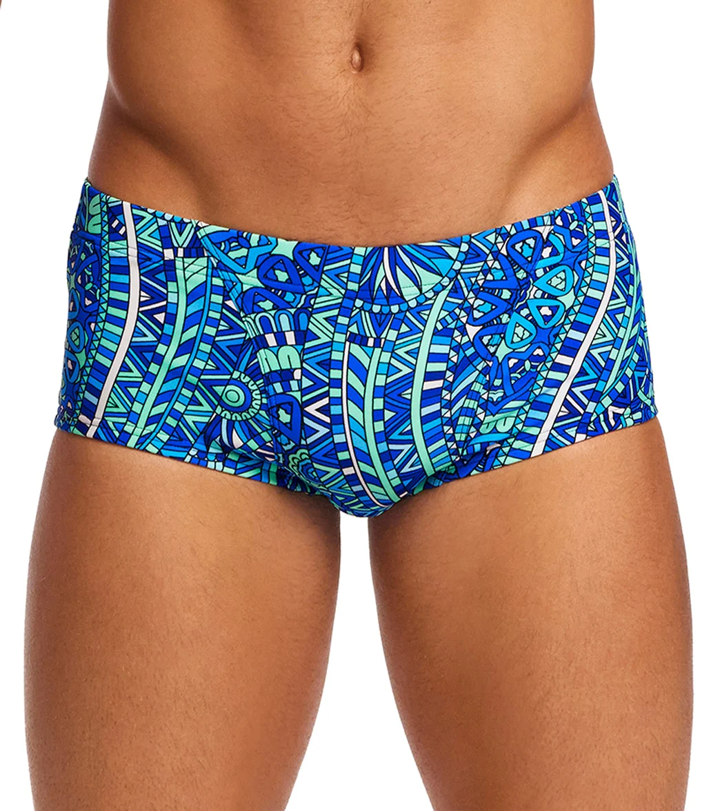 Funky Trunks Men's Blues Festival Classic Trunk Square Leg Swimsuit - Image 6