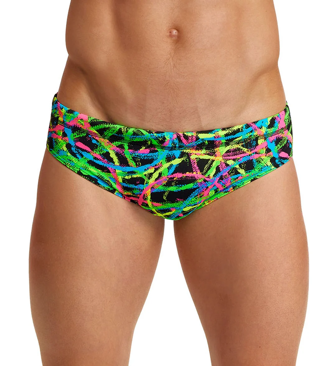 Funky Trunks Men's Burnouts Classic Brief Swimsuit - Image 9