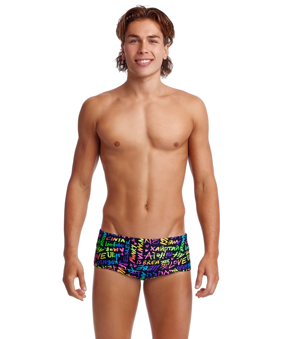 Funky Trunks Men's Love Funky Sidewinder Square Leg Swimsuit - Image 13