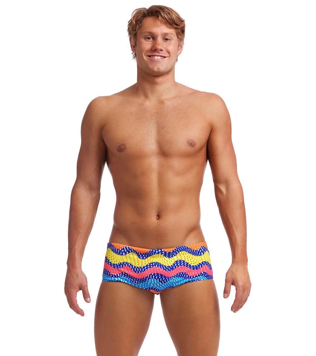 Funky Trunks Men's Rocky Wave Sidewinder Square Leg Swimsuit - Image 10