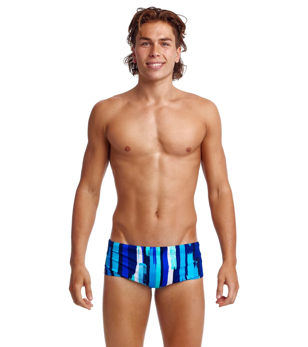 Funky Trunks Men's Roller Paint Sidewinder Square Leg Swimsuit - Image 5