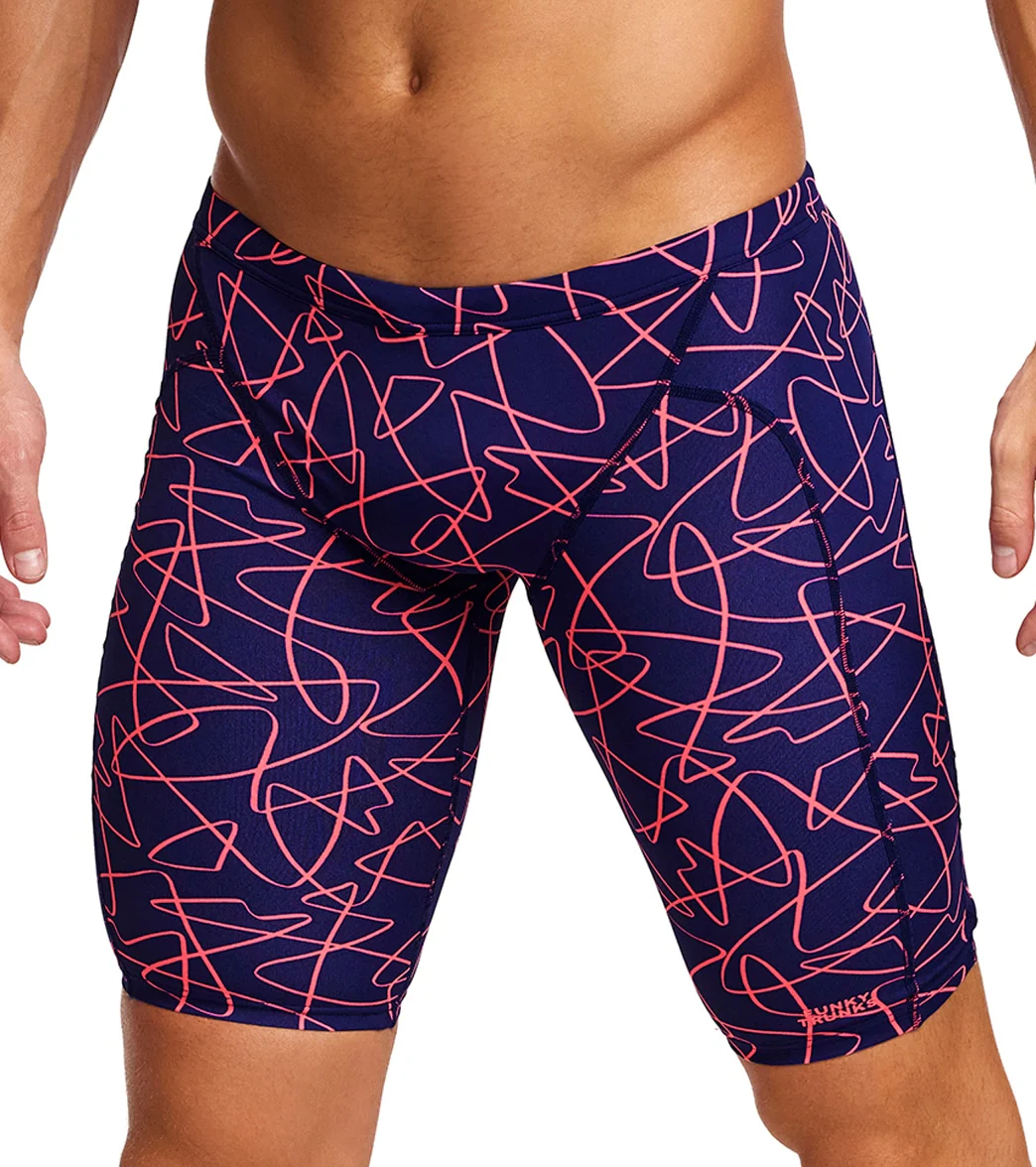 Funky Trunks Men's Serial Texta Jammer Swimsuit