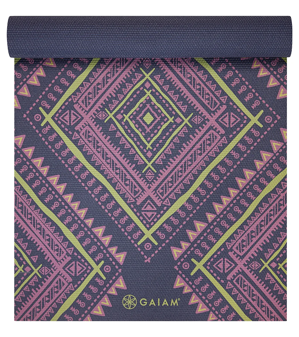 Gaiam 5mm  Printed Yoga Mat - Image 3