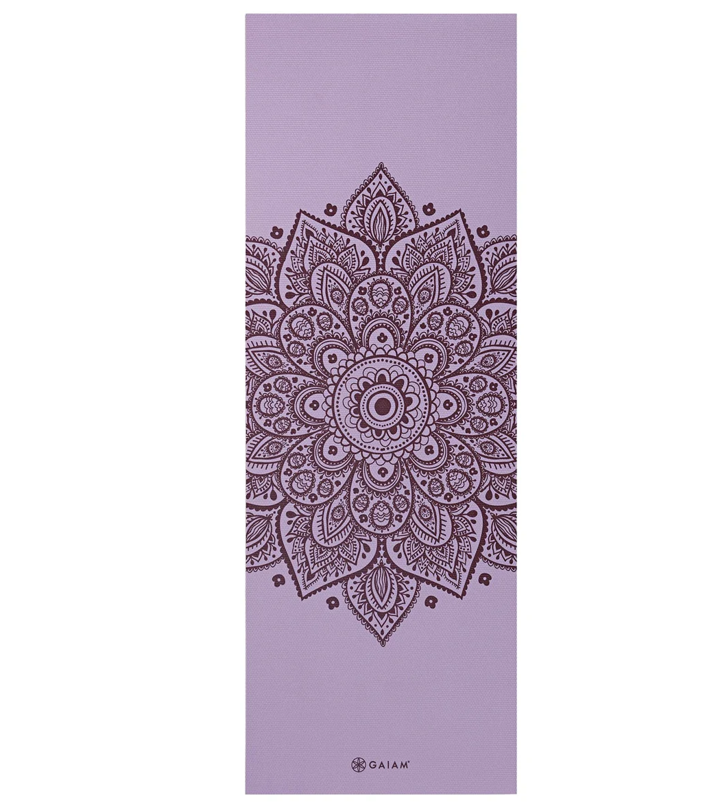 Gaiam 5mm Printed Yoga Mat - Image 54