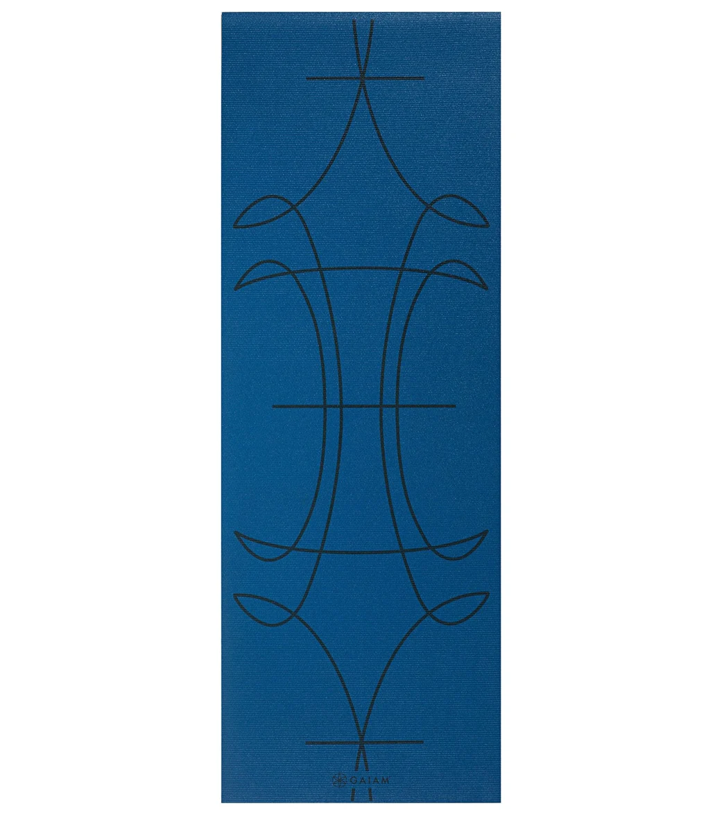 Gaiam 6mm Alignment Yoga Mat