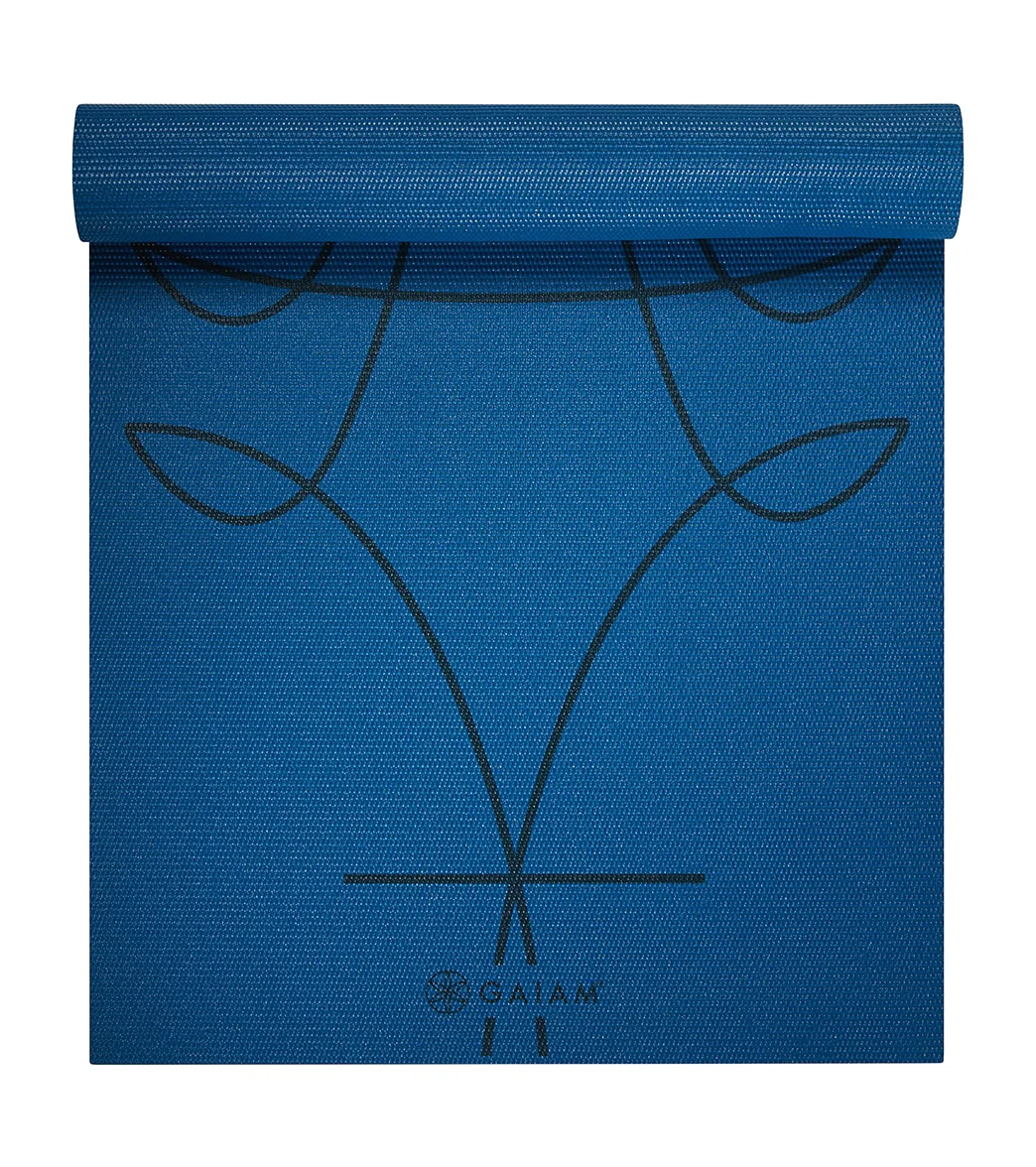 Gaiam 6mm Alignment Yoga Mat - Image 2