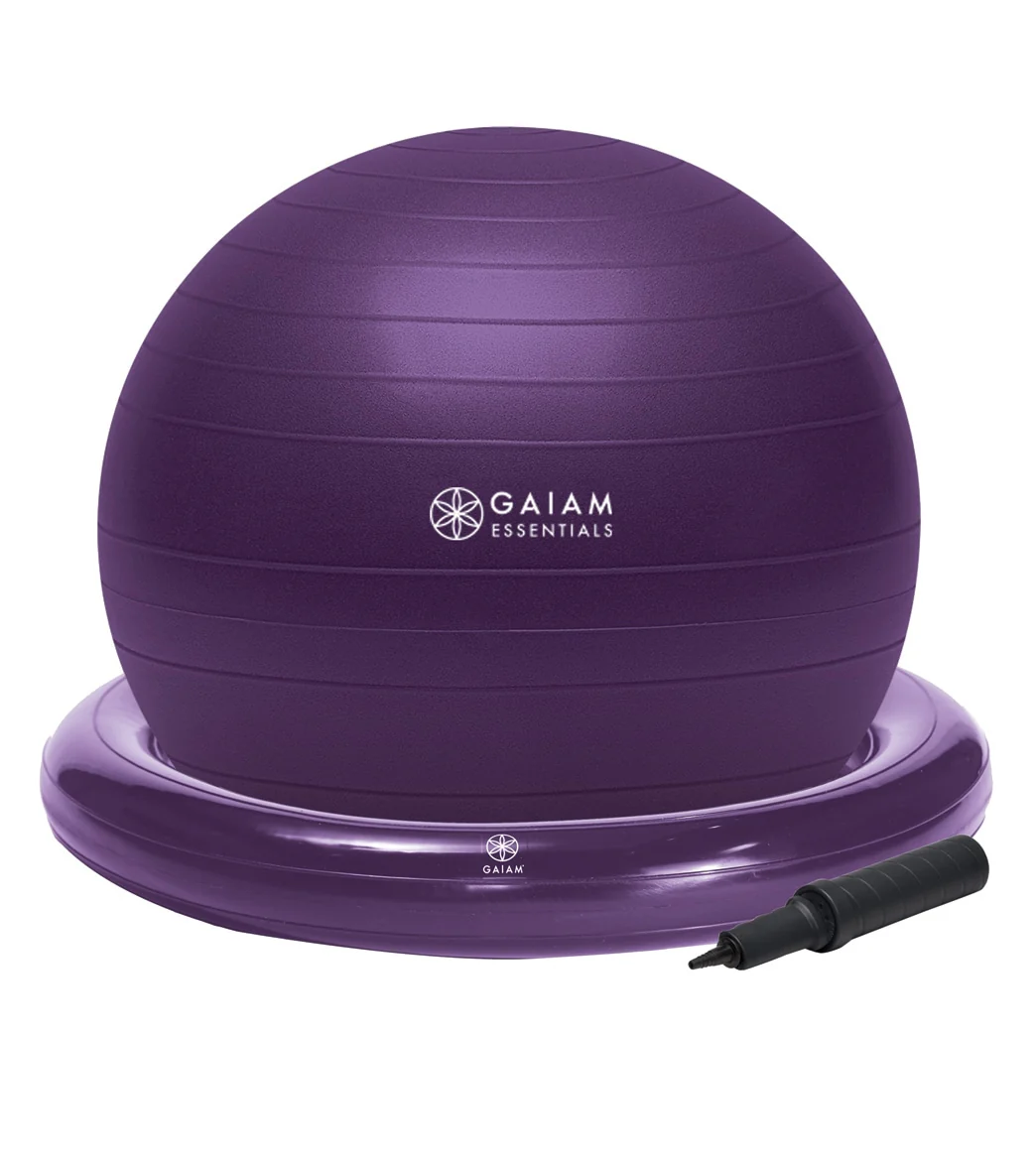 Gaiam Balance Ball & Base Kit