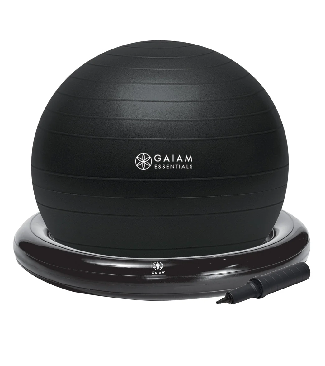 Gaiam Balance Ball & Base Kit - Image 6