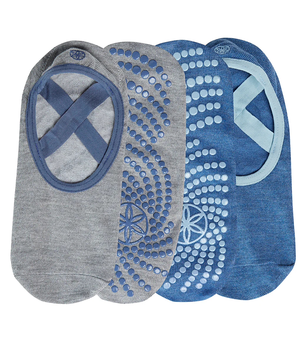 Gaiam Grippy Yoga Socks  (2 Pack) - Image 17