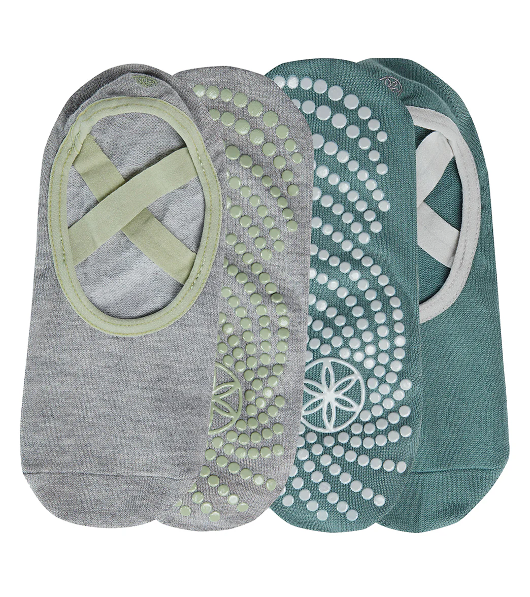 Gaiam Grippy Yoga Socks  (2 Pack) - Image 18