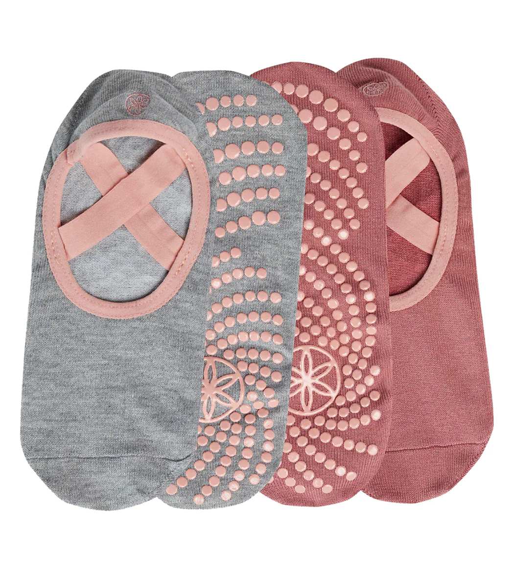 Gaiam Grippy Yoga Socks  (2 Pack) - Image 5