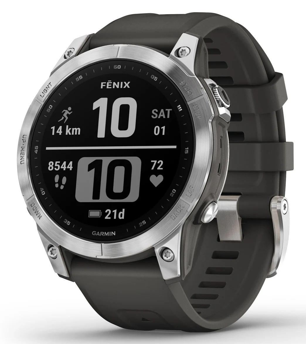 Garmin Fenix 7 Silver/Graphite Band - Image 12
