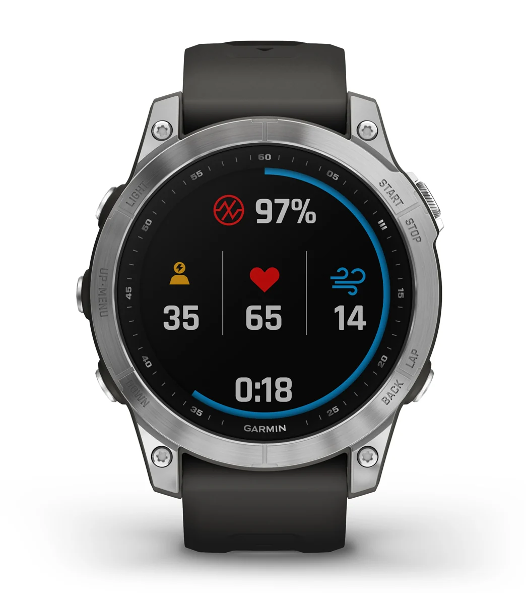 Garmin Fenix 7 Silver/Graphite Band - Image 4