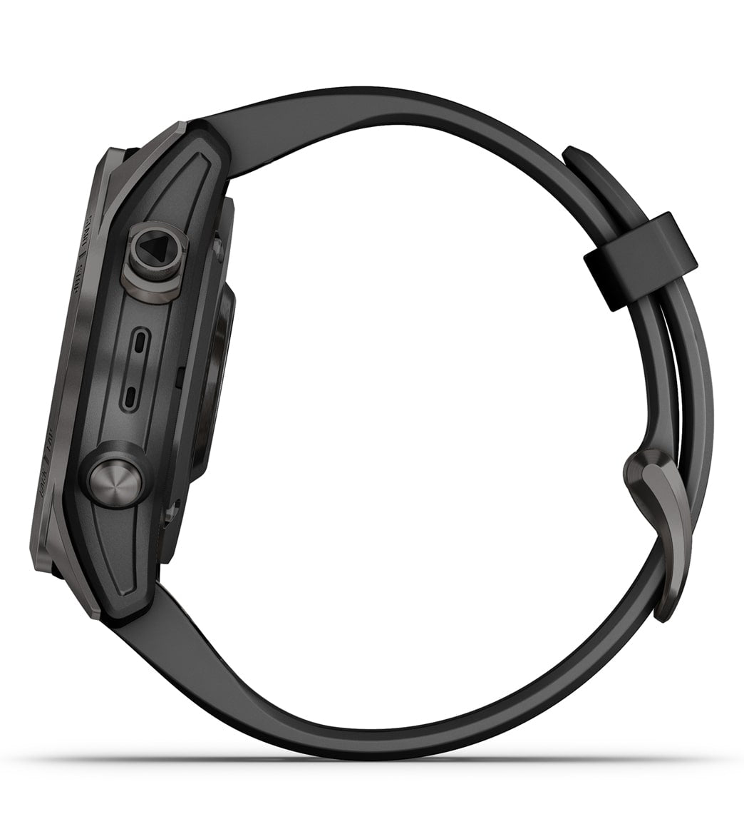 Garmin Fenix 7S Sapphire Solar Carbon Gray DLC Titanium/Black Band - Image 11