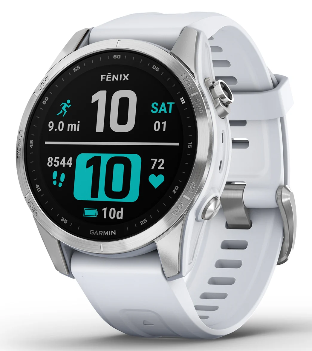 Garmin Fenix 7S Silver/Whitestone Band - Image 13