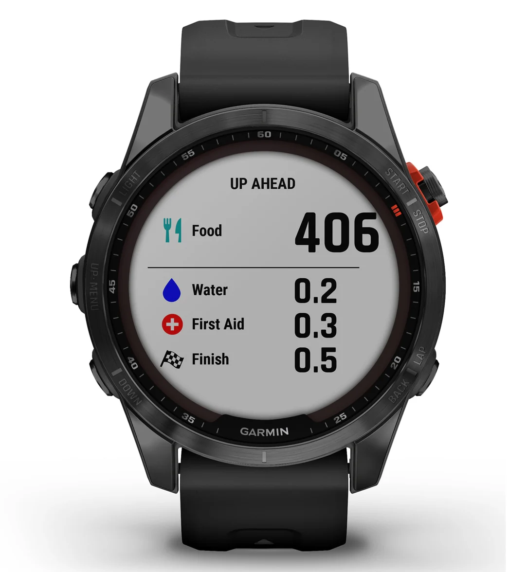 Garmin Fenix 7S Solar Slate Gray/Black Band - Image 8