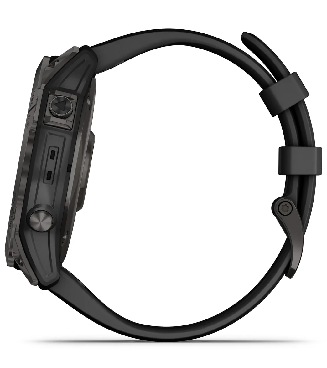 Garmin Fenix 7X Sapphire Solar Carbon Gray DLC Titanium/Black Band - Image 11