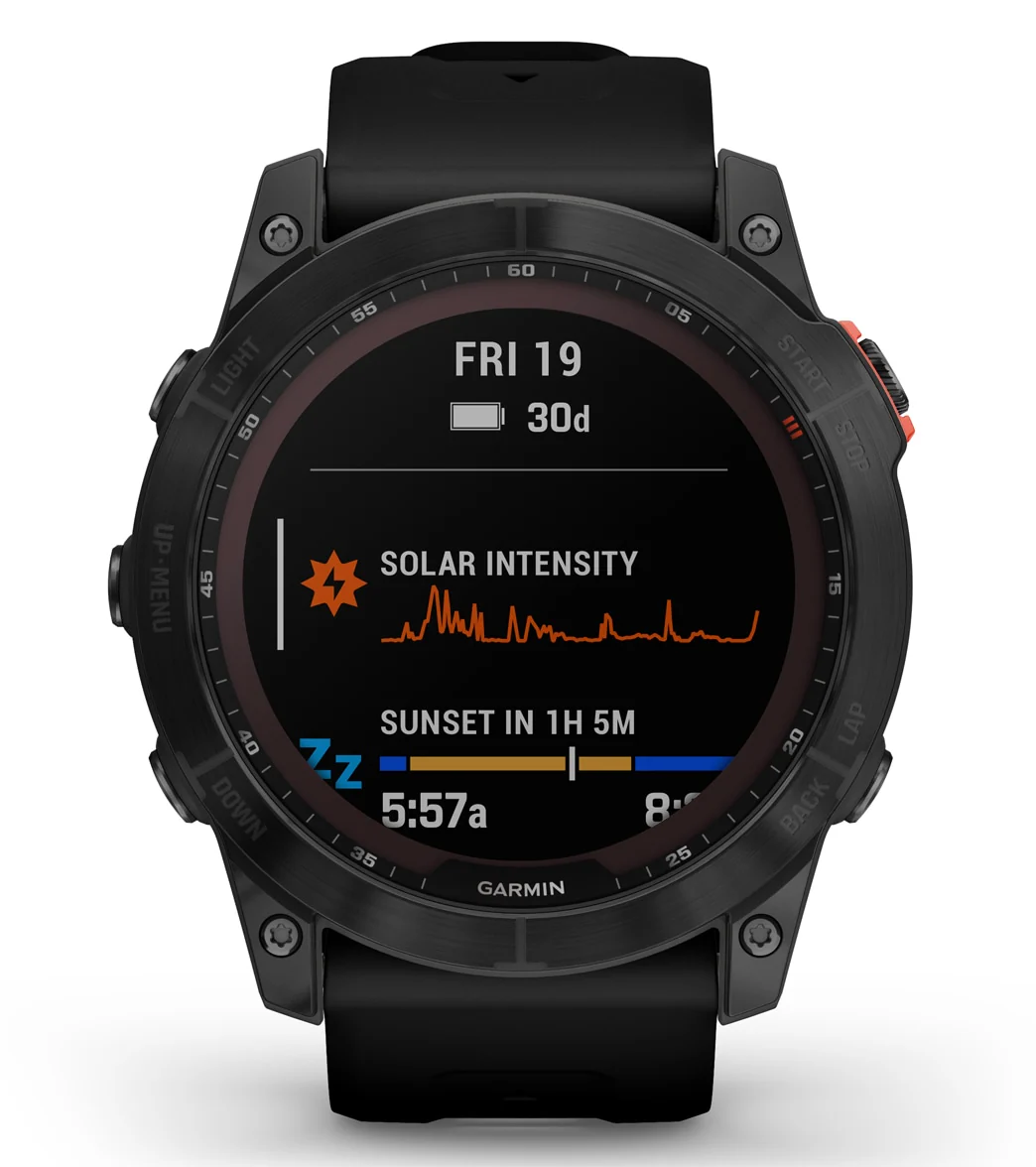 Garmin Fenix 7X Solar Slate Gray/Black Band - Image 2