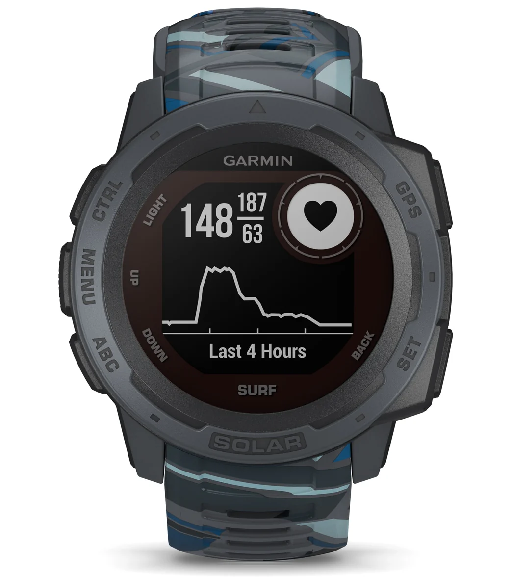 Garmin Instinct Solar Surf Edition GPS Smartwatch