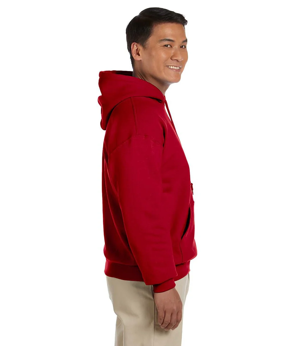 Gildan Unisex Heavy Blend Hoodie Antique Cherry Red - Image 2