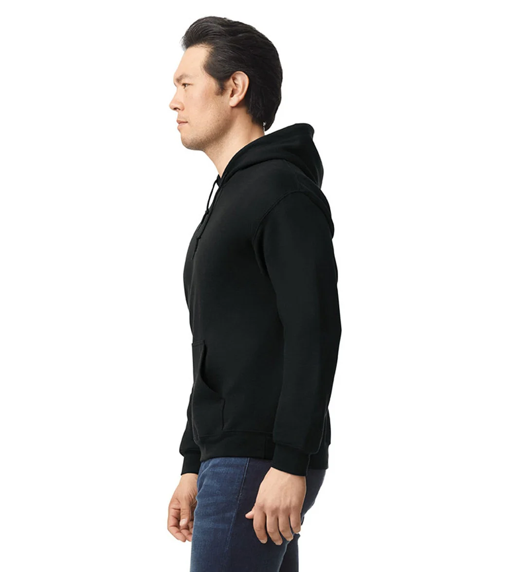 Gildan Unisex Heavy Blend Hoodie Black - Image 2