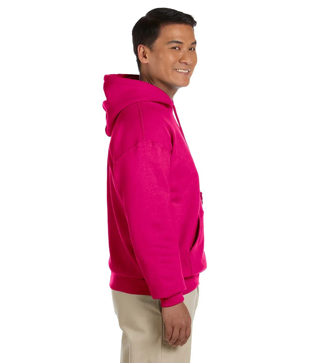 Gildan Unisex Heavy Blend Hoodie Heliconia - Image 2