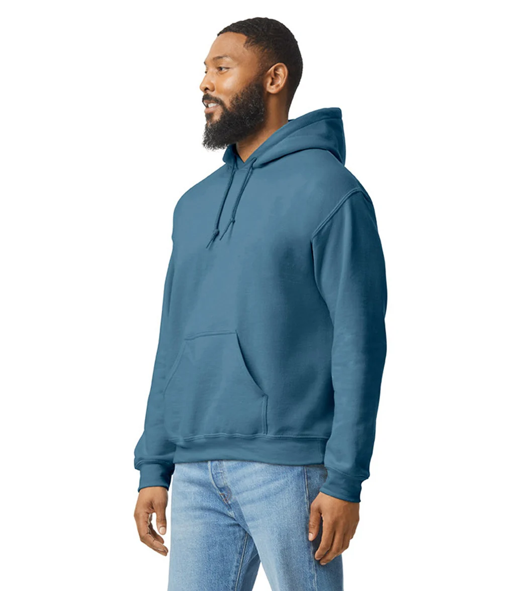 Gildan Unisex Heavy Blend Hoodie Indigo Blue - Image 2