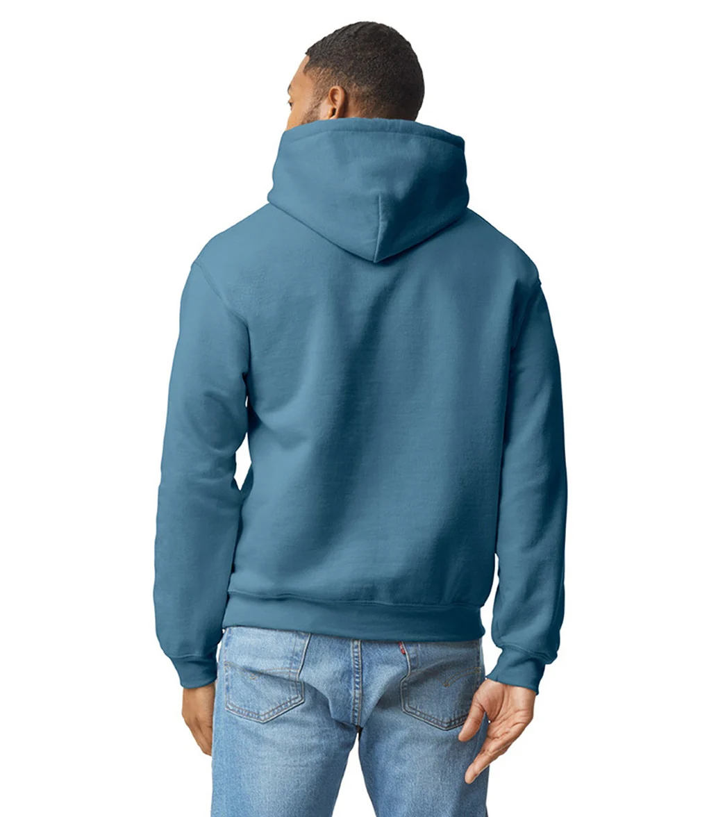 Gildan Unisex Heavy Blend Hoodie Indigo Blue - Image 3