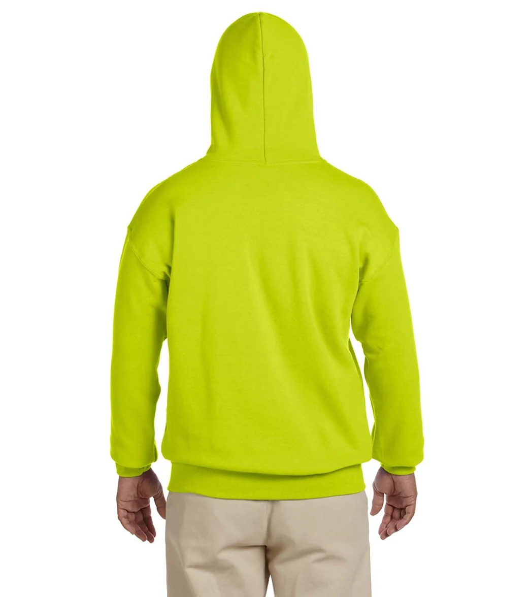 Gildan Unisex Heavy Blend Hoodie Safety Green - Image 3