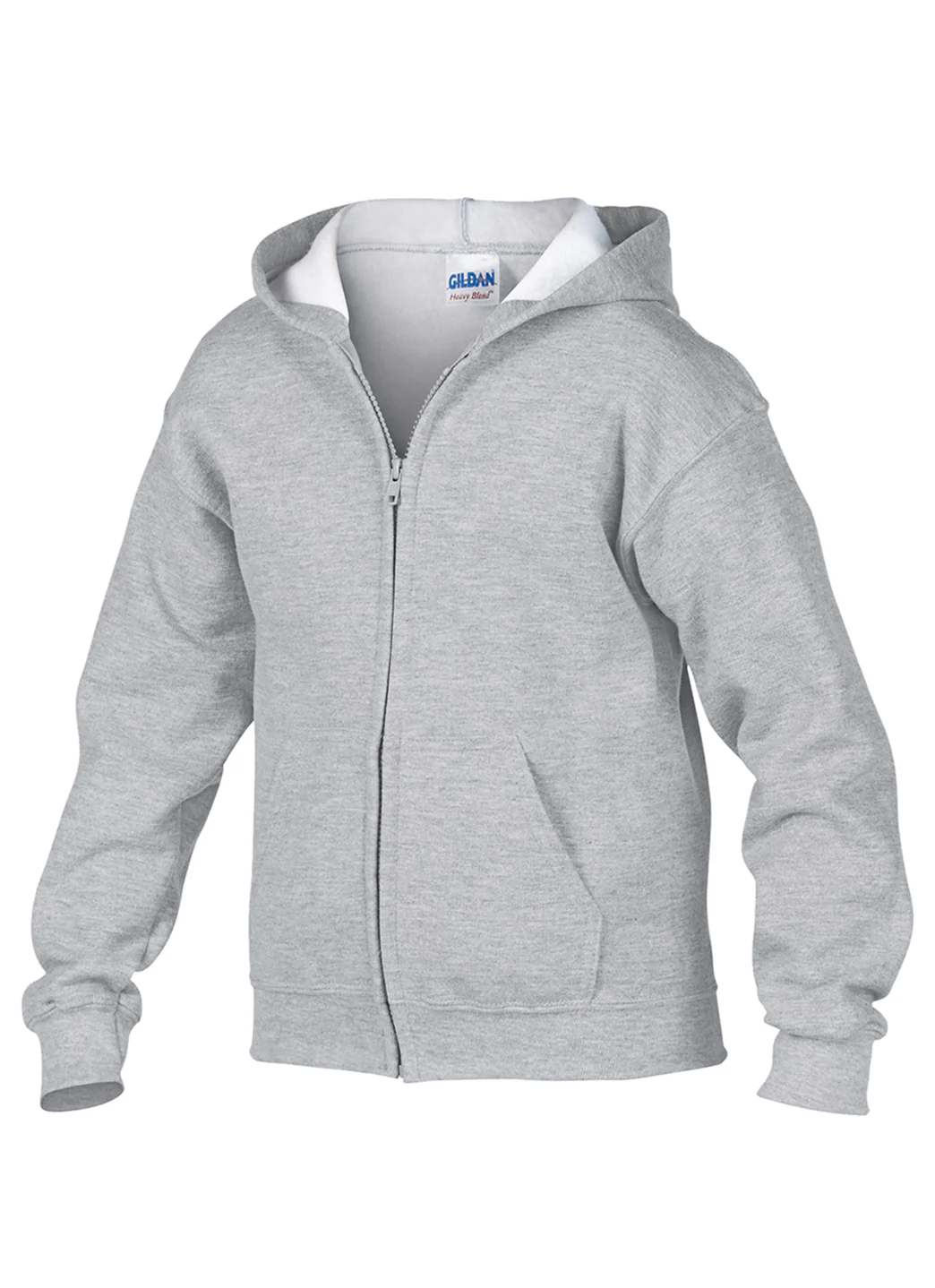 Gildan Youth Heavy Blend Full-Zip Hooded Sweatshirt - Image 2