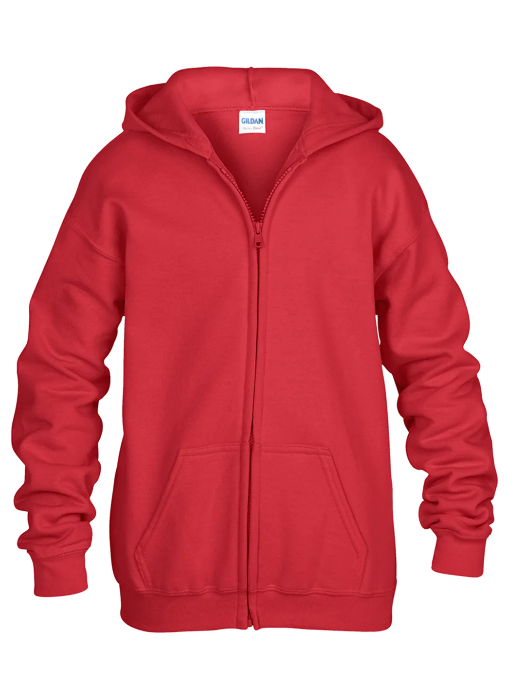 Gildan Youth Heavy Blend Full-Zip Hooded Sweatshirt - Image 40