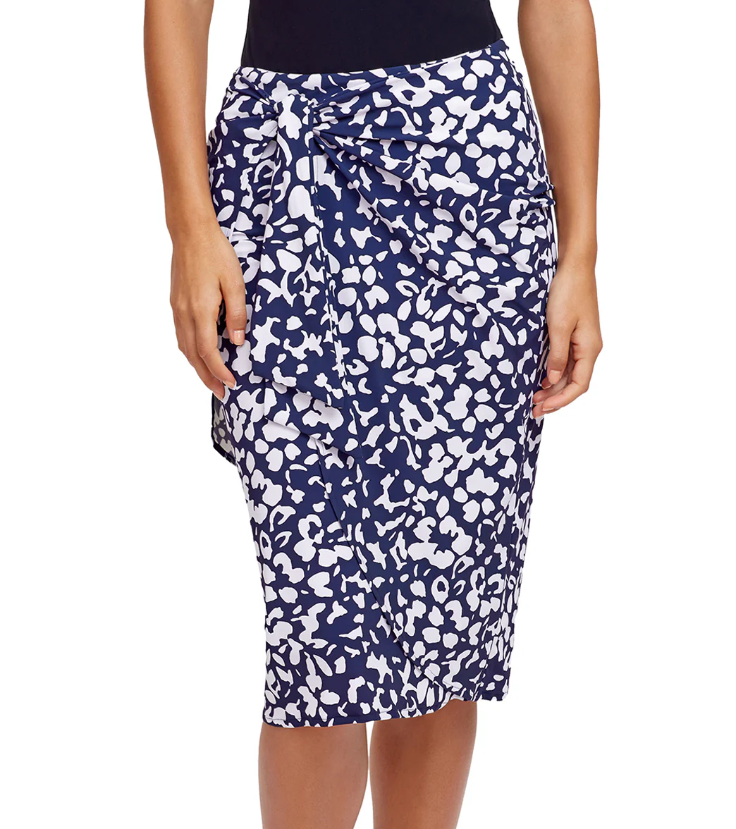 Gottex Modest Women's Long Wrap Tie Swim Skirt - Image 19