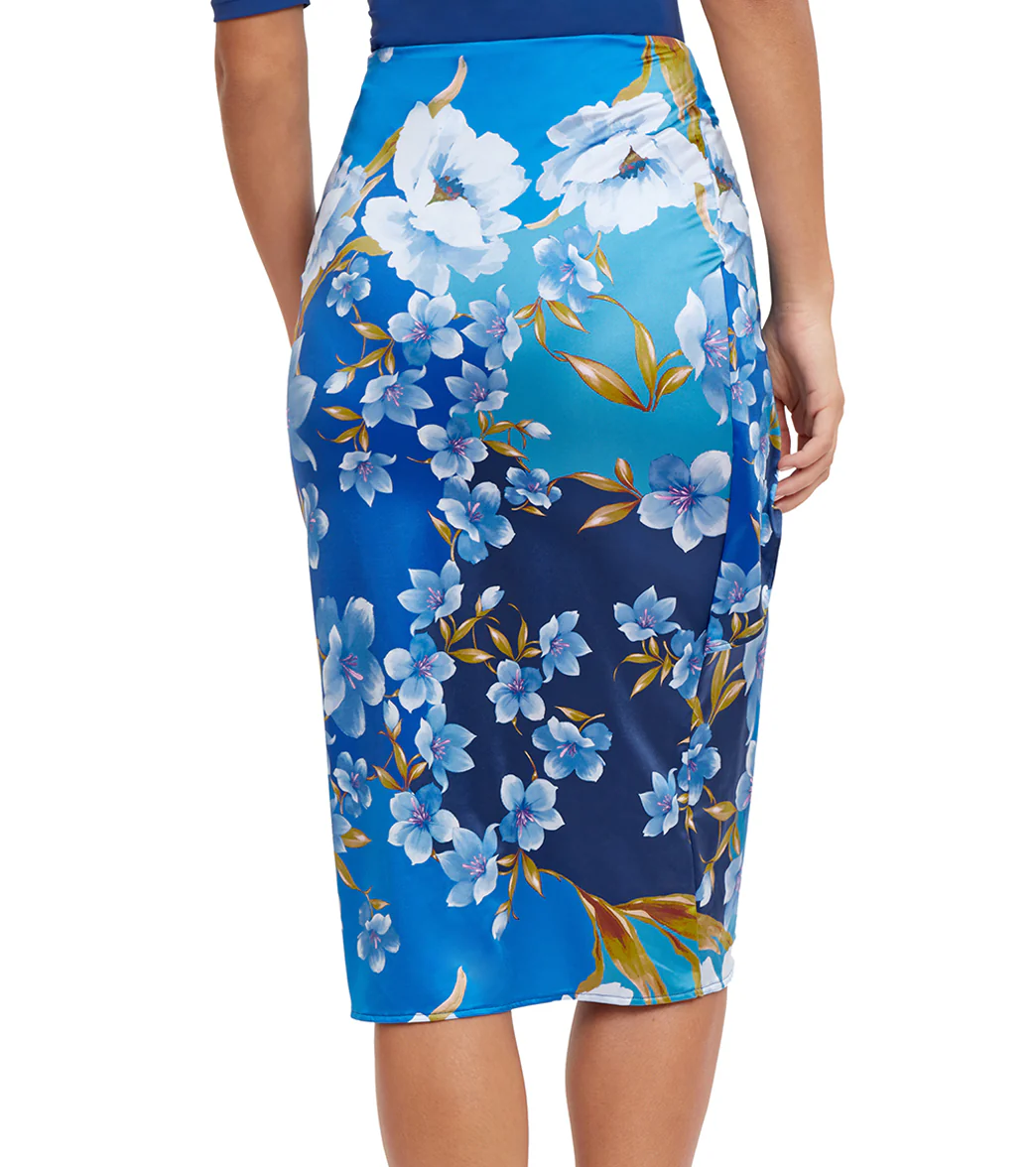 Gottex Modest Women's Long Wrap Tie Swim Skirt - Image 9