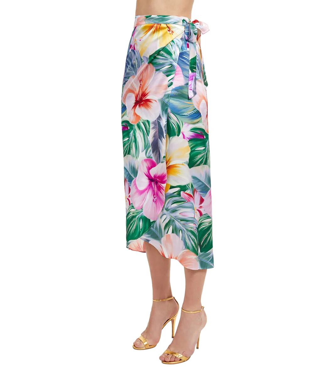 Gottex Women's Bora Bora Tropical Print Long Sarong Skirt - Image 2