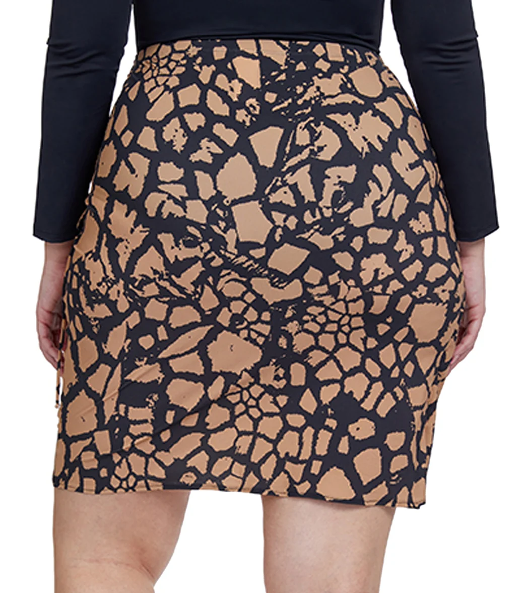 Gottex Women's Modest Knee Length Side Ruching Swim Skirt - Image 9