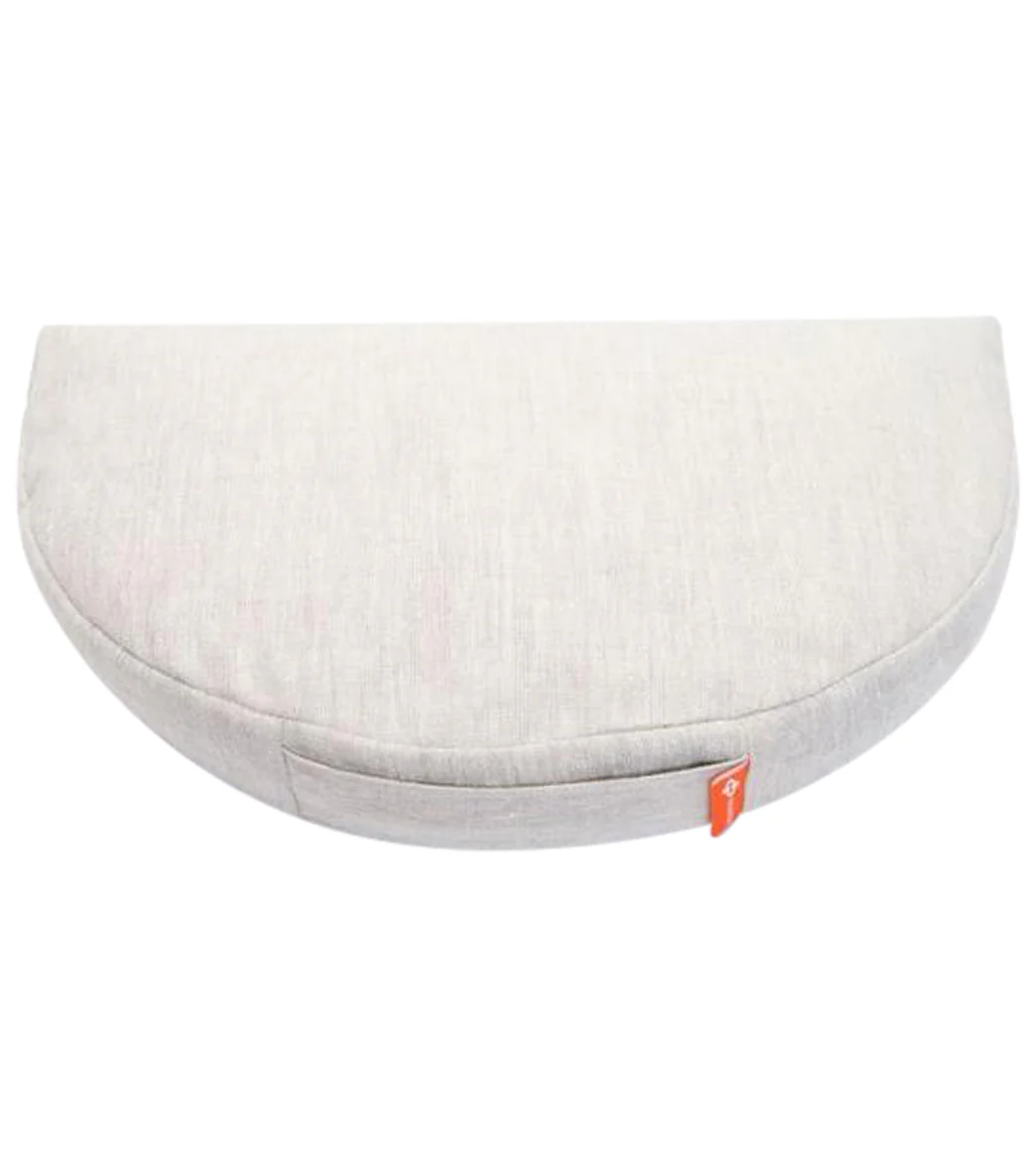 Halfmoon Linen Om Meditation Cushion - Image 4