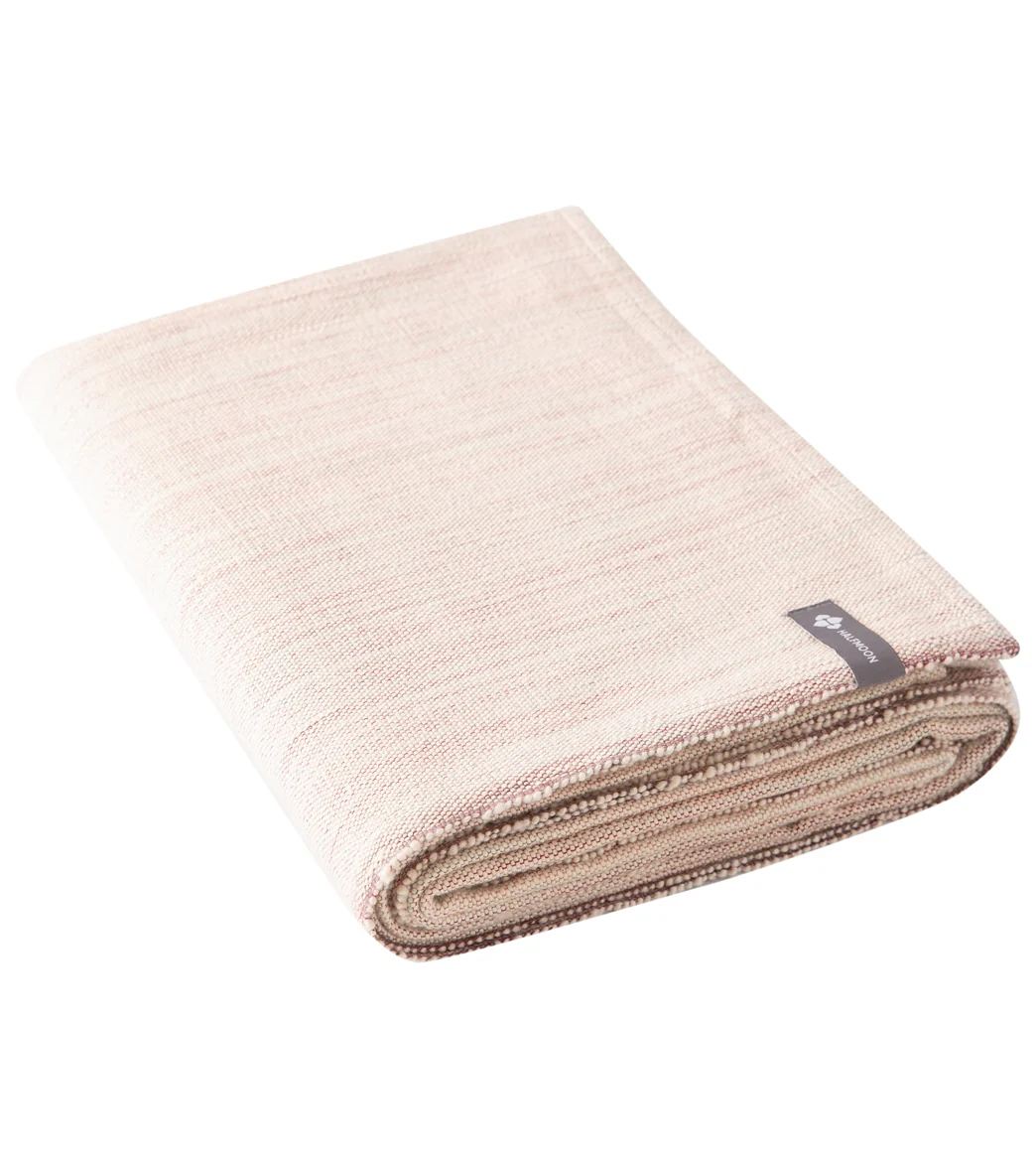 Halfmoon Melange Cotton Yoga Blanket