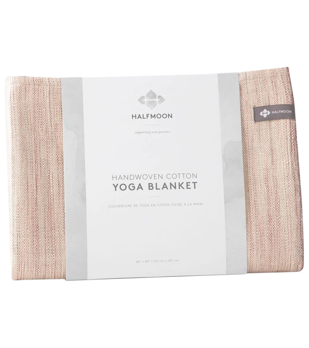 Halfmoon Melange Cotton Yoga Blanket - Image 2