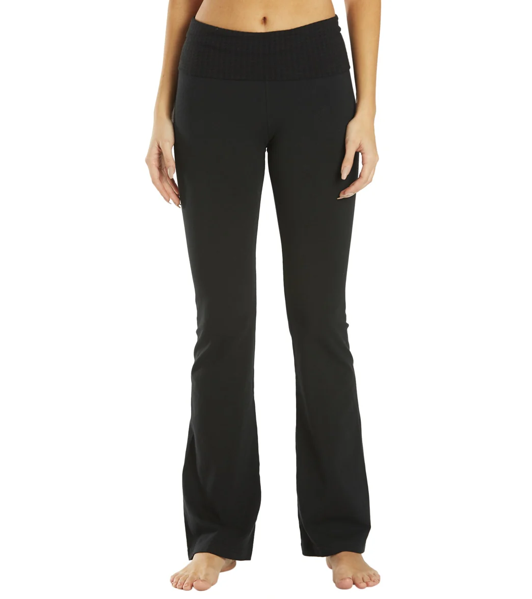 Hard Tail Contour Rolldown Bootleg Flare Pant - Image 15