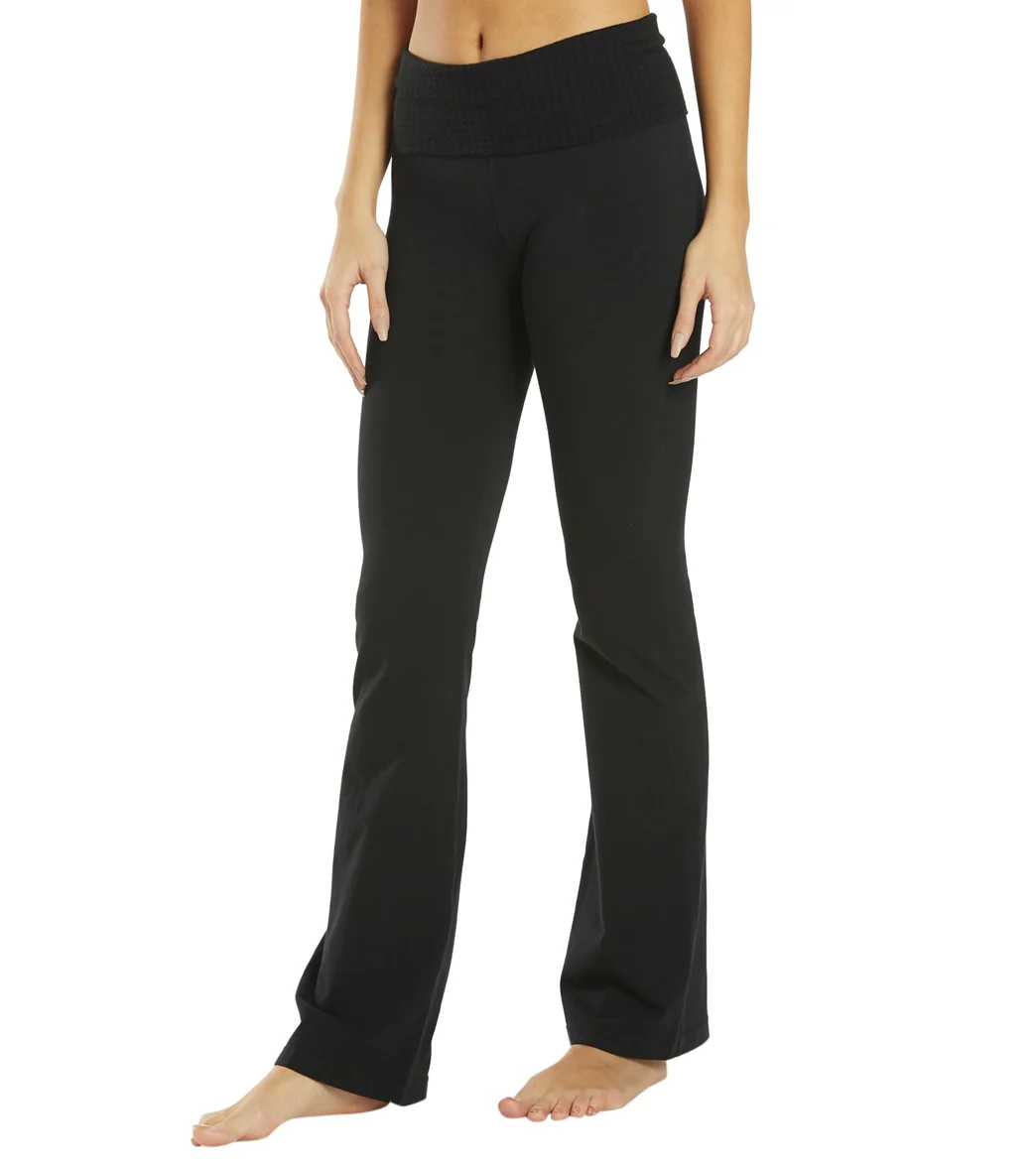 Hard Tail Contour Rolldown Bootleg Flare Pant - Image 19